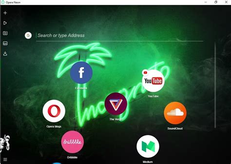 Opera Neon 1.0 - Download for PC Free