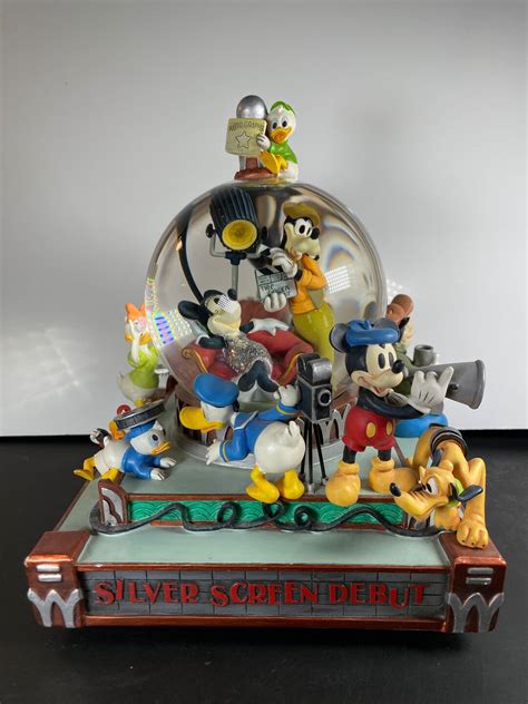 Vintage Disney Snow Globe: Silver Screen Debut - Etsy