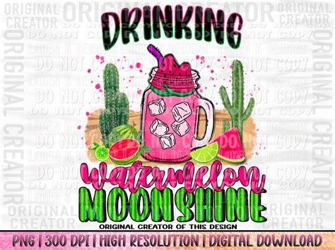 Watermelon Moonshine PNG DIGITAL DOWNLOAD Lainey Wilson Designs ...