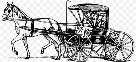 Horse And Buggy Carriage Horse-drawn Vehicle Drawing, PNG, 800x376px, Horse, Baby Transport ...