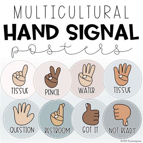 Hand Signal Posters for Classroom Management | Classroom management, Kindergarten classroom ...