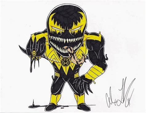 Yellow Lantern Venom by toonartist on DeviantArt