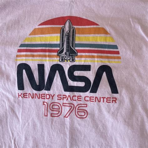 NASA Kennedy Space Center t-shirt in size mens... - Depop