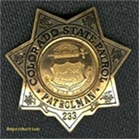 Colorado State Patrol Badge | Badges | Pinterest