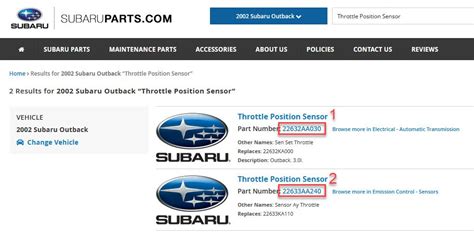 Part Search Dilemma | Page 2 | Subaru Outback Forums