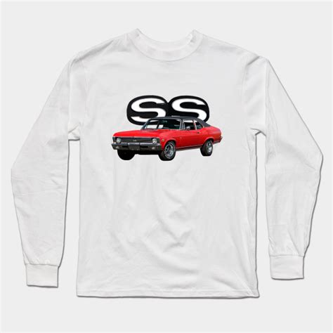 1970 Chevy Nova SS with SS LOGO - Nova Ss - Long Sleeve T-Shirt | TeePublic