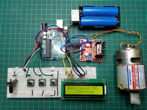 DC Motor Speed Controller - Arduino Project Hub