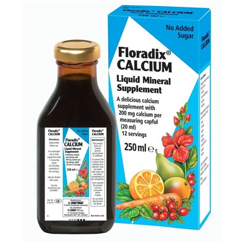 Floradix Calcium Liquid Mineral Supplement 250ml - Floradix - £7.19 | Chemist Direct