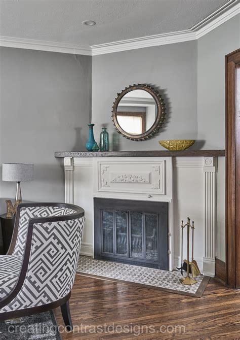 Pin by Cathy Murphy on decor | Grey walls white trim, Benjamin moore colors, Gray painted walls