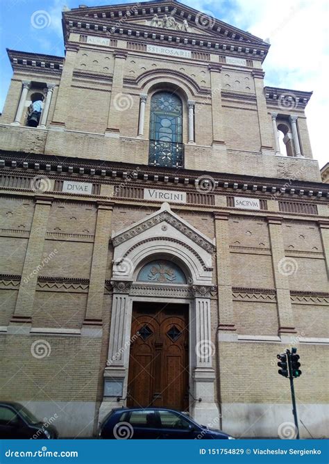 Architecture and Catholic Churches of Rome, Italy. Stock Image - Image of tourism, lifelong ...