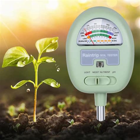 Cubilan Soil Moisture Meter, 4-in-1 Soil pH Meter, Soil Tester for ...