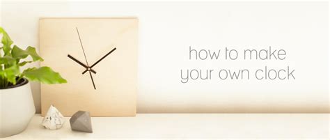 DIY Clock - How to make your own clock in minutes