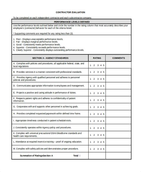 FREE 31+ Evaluation Form Samples, PDF, MS Word, Google Docs