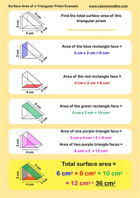 Surface Area Worksheet 8Th Grade