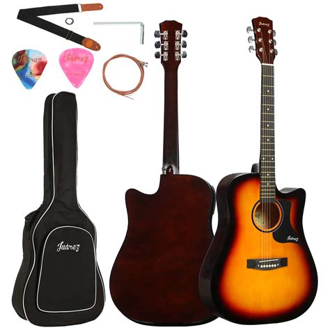 JUAREZ JRZ41C 41 Inch ACOUSTIC GUITAR WITH ACC (3TS SUNBURST) : Amazon ...