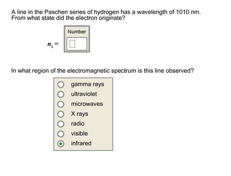 Solved A line in the Paschen series of hydrogen has a | Chegg.com