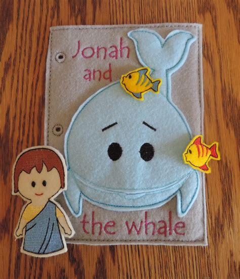 Jonah and the Whale Quiet Book Page basic - Etsy