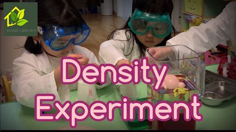 Density experiment - YouTube