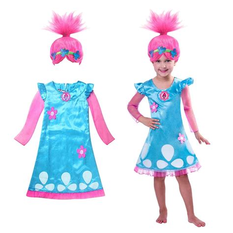 Trolls Dresses Pattern Children Costumes For Girls Carnival costume ...