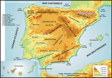 Mapa Da Peninsula Ibérica - REVOEDUCA