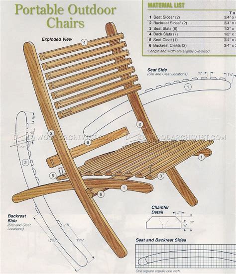 Wood Folding Chair Plans - Image to u