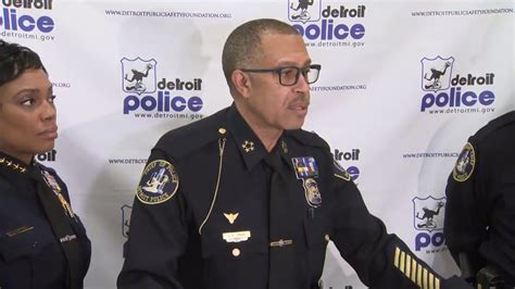 Detroit police chief holding news conference on double fatal...