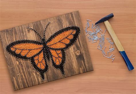 Butterfly String Art Kit DIY String Art Butterfly Decor - Etsy