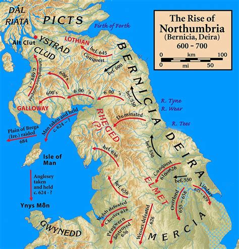 Northumbria 600-768 | Short history website