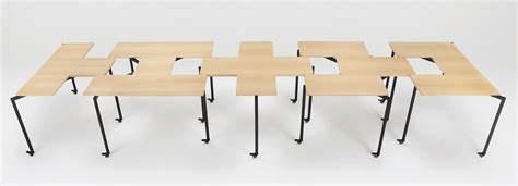 tetris table by people's industrial design office offers a variety of different configurations ...