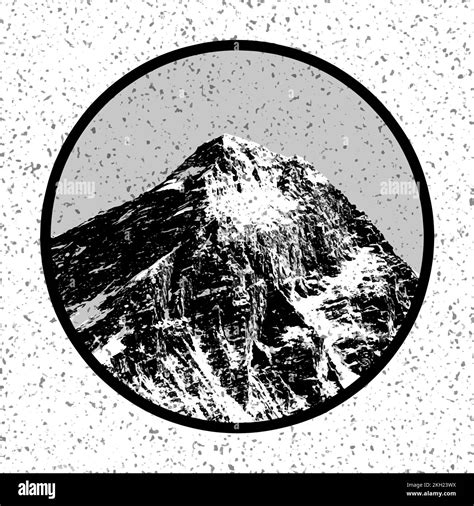 Mount Everest, himalayas, Nepal, Vector illustation logo Stock Vector Image & Art - Alamy