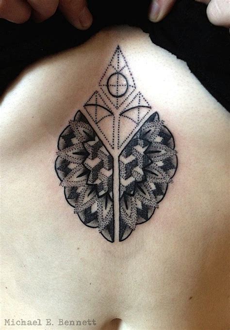 Symmetrical Tattoo Designs Dream Tattoos, Love Tattoos, New Tattoos, Tatoos, Sternum Tattoos ...