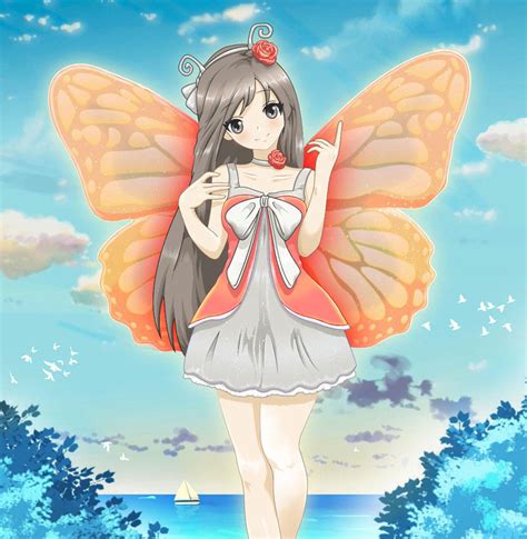 Cute Anime Girl has Butterfly wings by Ayanokoji-kun on DeviantArt