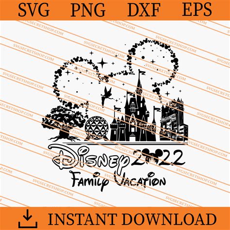 Disney Family Vacation 2022 SVG, Vacation 2022 SVG | SVG Secret Shop