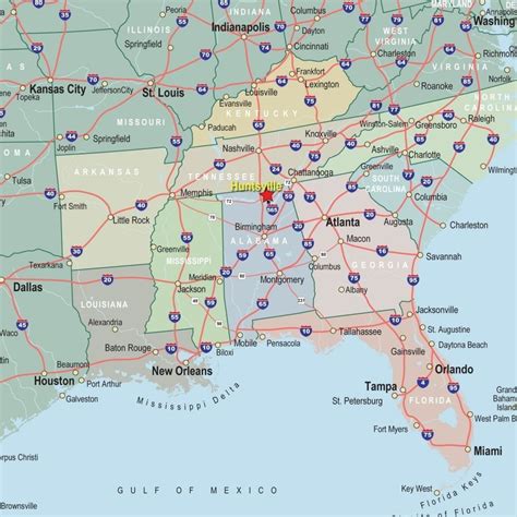 Printable Map Of Southeast United States | Printable Maps