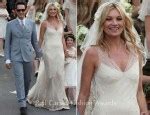 Wedding Style: Kate Moss In John Galliano & Jamie Hince In YSL - Red ...