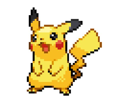 pixel art pikachu gif | WiffleGif