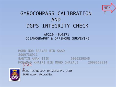 (PPTX) Gyrocompass field calibration edited (download to see full features) - DOKUMEN.TIPS