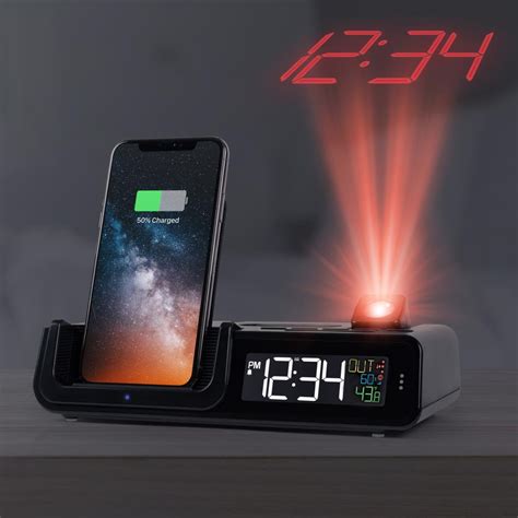 The Best Projection Alarm Clock - Hammacher Schlemmer