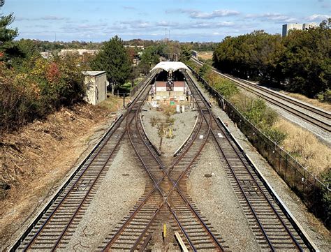 Shady Grove Metro Platform Derwood Maryland. Part of the Washington D.C ...