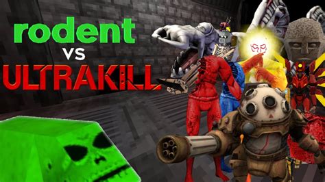 Cancerous Rodent VS ULTRAKILL Bosses - YouTube