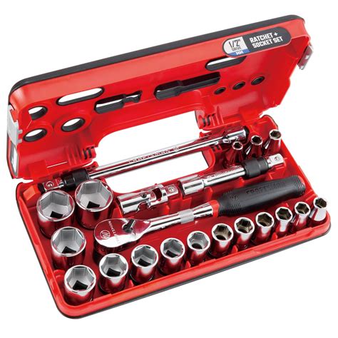 V-Series™ 1/2 in Drive Metric 6-Point Tool Set (21 pc) | CRAFTSMAN