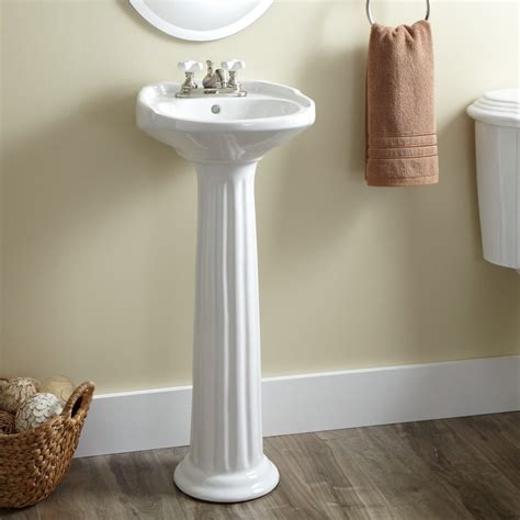 15 pedestal sink slunickosworld com | Pedestal sink bathroom, Pedestal sink, Small bathroom sinks