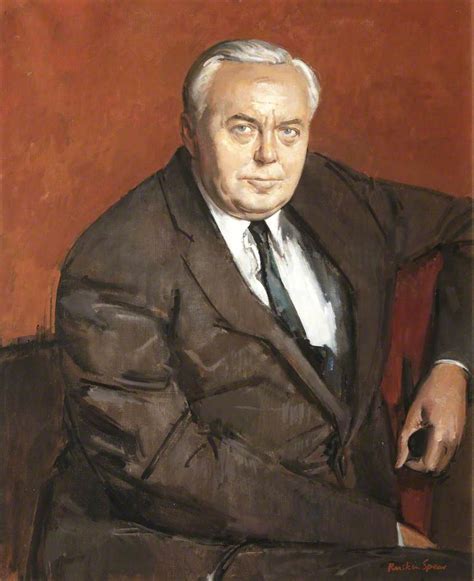 Sir Harold Wilson, Prime Minister (1964–1970 & 1974–1976) | Art UK