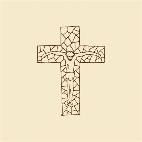 Word Jesus on a cross Stock Vector Image by ©biblebox #87436680