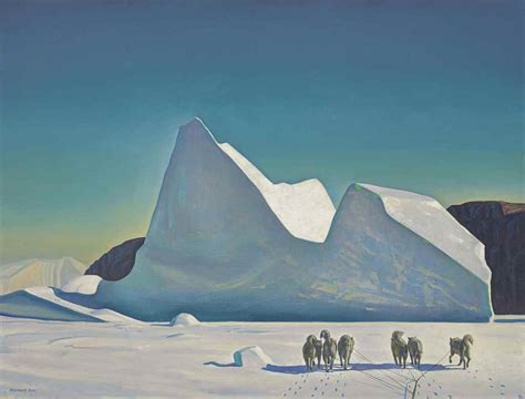 Rockwell Kent (1882-1971) , Iceberg; Sledge Dogs, Greenland | Christie's