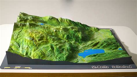 SHAPEwerk Custom Terrain Maps 3D Printed Make A Map, Printed Tile, Terrain Map, Museum Displays ...