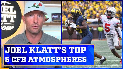 Joel Klatt talks about his favorite college football atmospheres & more ...