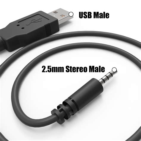 Replacement USB Charging Cable for JBL Synchros E40BT/E50BT/J56BT ...