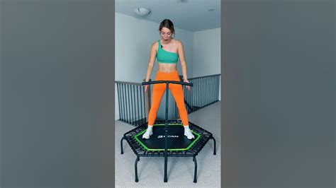 Quick beginner friendly mini trampoline workout! #shorts #beginnerworkout - YouTube