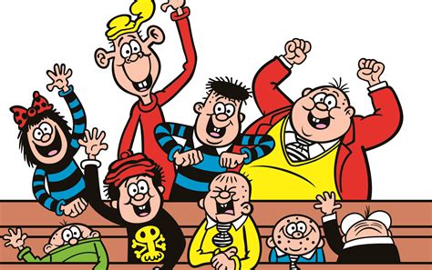 Beano favourites and unruly pupils of Class 2B the Bash Street Kids ...